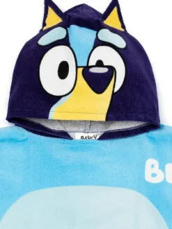 Vanilla Underground Blue Kids Bluey 100% Cotton Towel Poncho Best