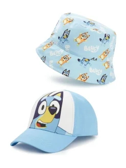 Vanilla Underground Blue Kids Bluey Bucket Hat & Cap Set Discount