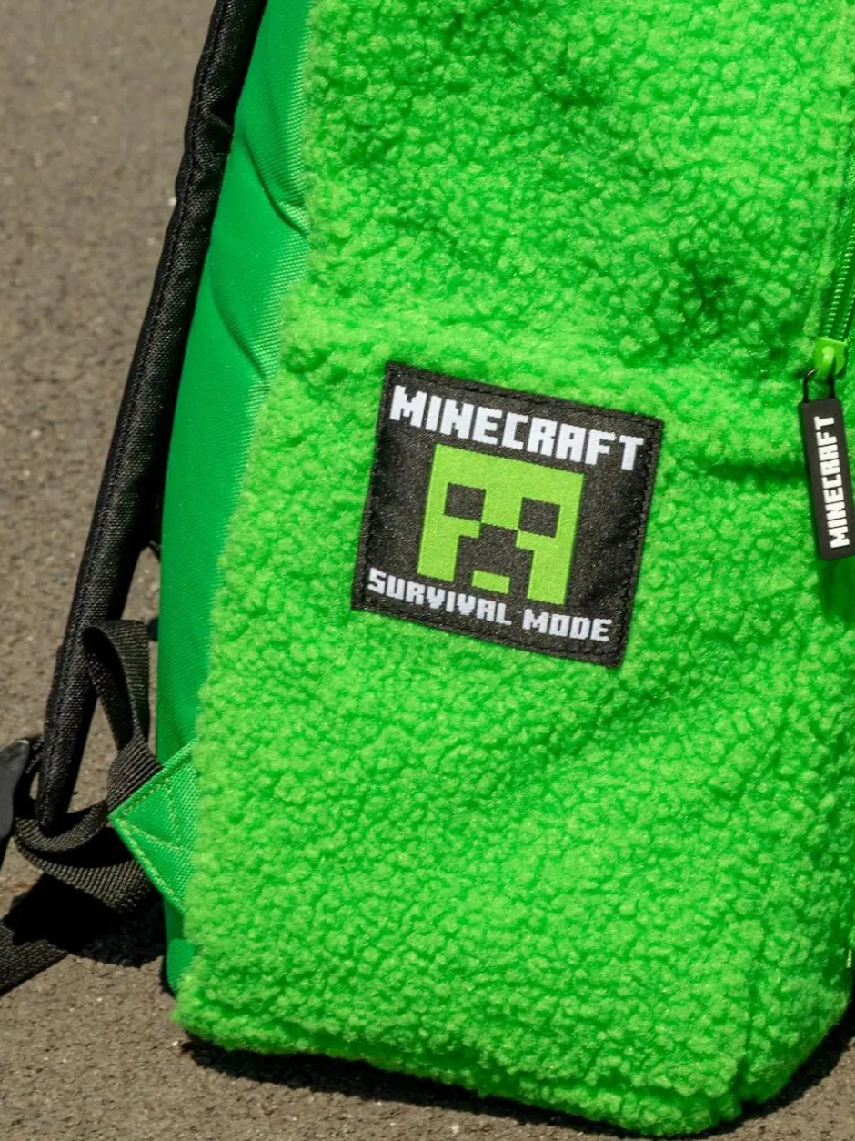 Vanilla Underground Green Furry Backpack