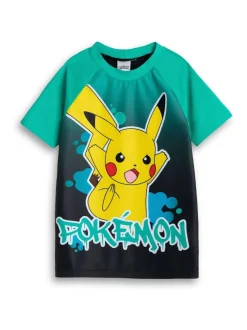 Vanilla Underground Green Boys Pokemon Pikachu Rash Vest
