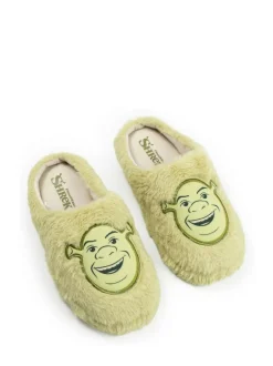 Vanilla Underground Green Shrek Character Face Slippers Sale