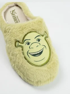 Vanilla Underground Green Shrek Character Face Slippers Sale
