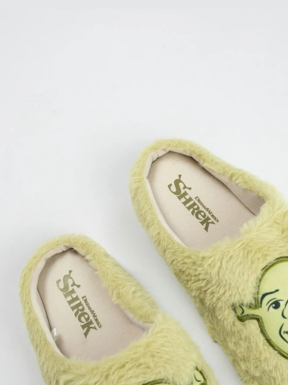 Vanilla Underground Green Shrek Character Face Slippers Sale