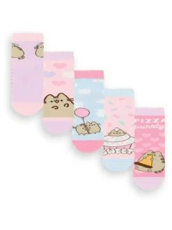 Vanilla Underground Pink Girls Pusheen Socks 5 Pack Discount