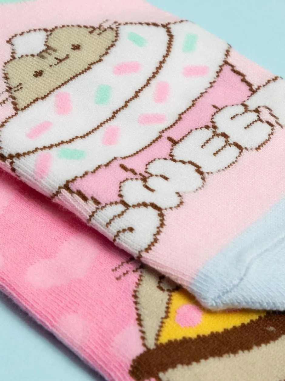 Vanilla Underground Pink Girls Pusheen Socks 5 Pack Discount