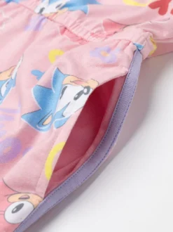 Vanilla Underground Pink Girls Sonic The Hedgehog Sleeveless Playsuit New