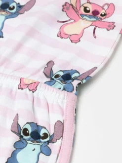 Vanilla Underground Girls Disney Stitch Sleeveless Playsuit Pink