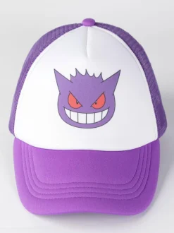 Vanilla Underground Purple Kids Pokemon Adjustable Curved Peak Cap Clearance