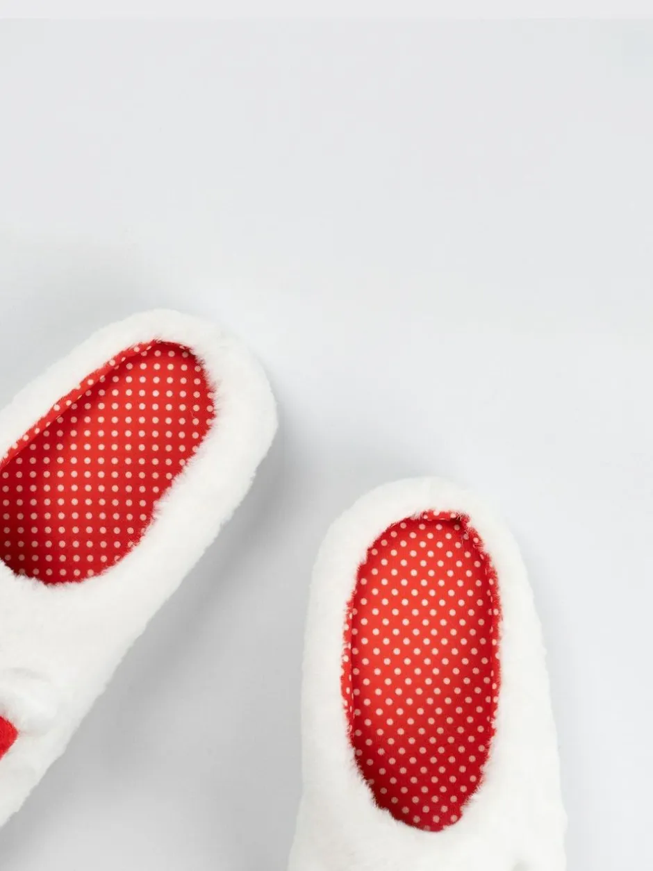 Vanilla Underground White Hello Kitty Character Face Slippers Sale