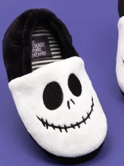 Vanilla Underground Kids Winter Christmas Fluffy Slippers White Nightmare Before Christmas Hot