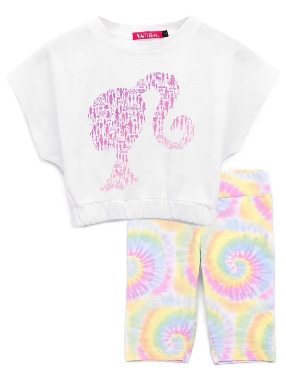 Vanilla Underground Barbie Girls Top & Short 2 Piece Set White Sale