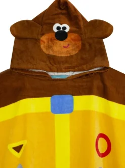 Vanilla Underground Yellow Hey Duggee 100% Cotton Character Towel Poncho Sale