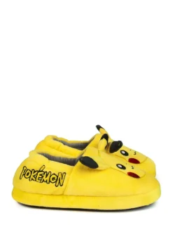 Vanilla Underground Yellow Pokemon Winter Slippers Clearance