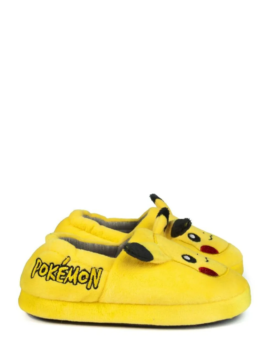 Vanilla Underground Yellow Pokemon Winter Slippers Clearance