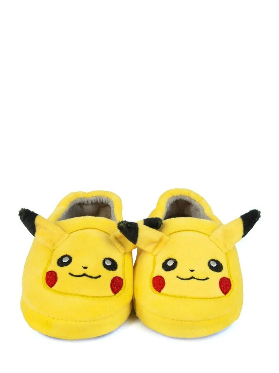 Vanilla Underground Yellow Pokemon Winter Slippers Clearance