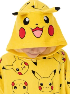 Vanilla Underground Yellow Pokémon Character Towel Poncho New