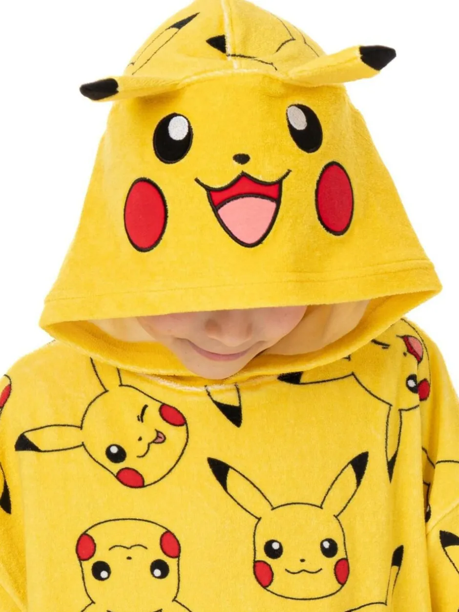 Vanilla Underground Yellow Pokémon Character Towel Poncho New