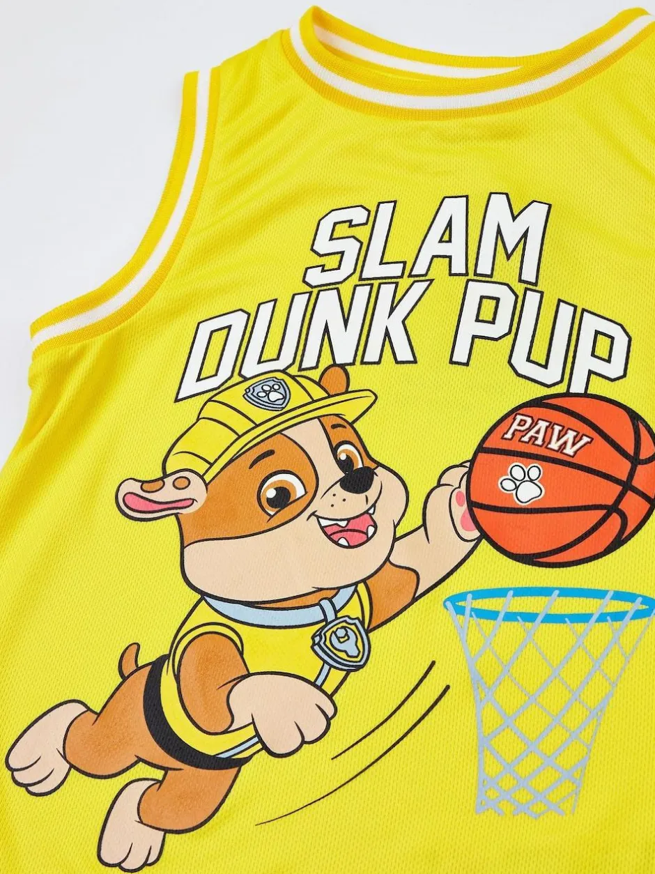 Vanilla Underground Paw Patrol Kids Marshall 2 Piece Basketball Set Yellow Hot