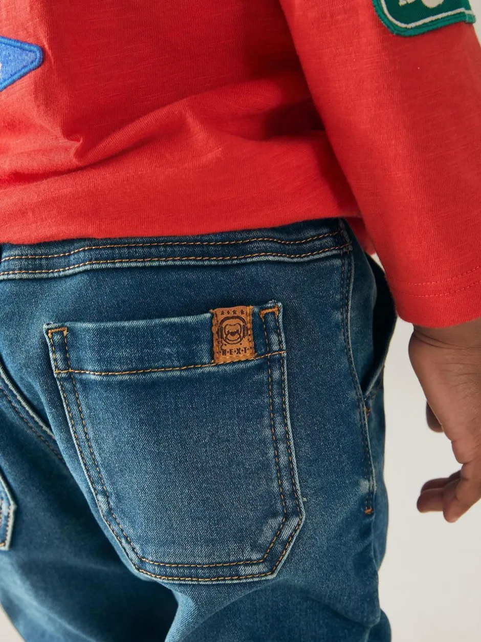 Next Super Soft Pull-On Jeans With Stretch (3mths-7yrs) Vintage Wash Online