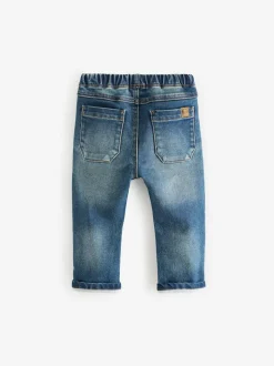 Next Super Soft Pull-On Jeans With Stretch (3mths-7yrs) Vintage Wash Online