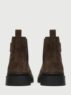 Walk London Brown Suede Callum Chelsea Boots Best