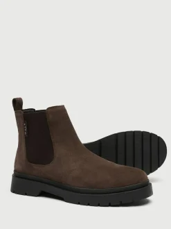 Walk London Brown Suede Callum Chelsea Boots Best