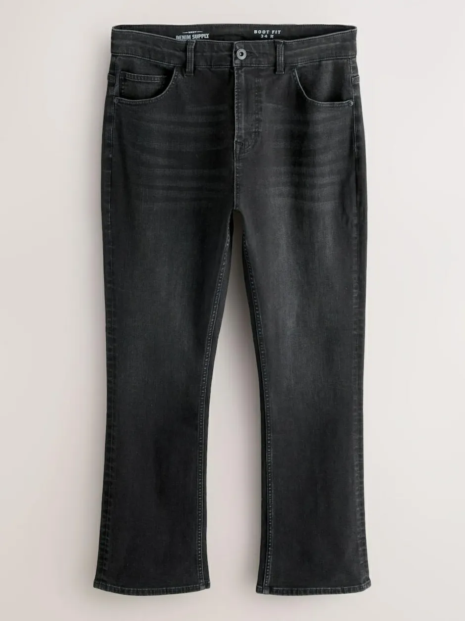 Next Washed Black Bootcut Classic Stretch Jeans Outlet