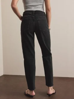 Next Mom Comfort Stretch Column Jeans Washed Black