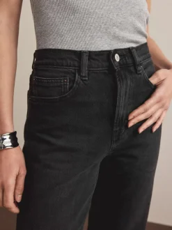 Next Mom Comfort Stretch Column Jeans Washed Black