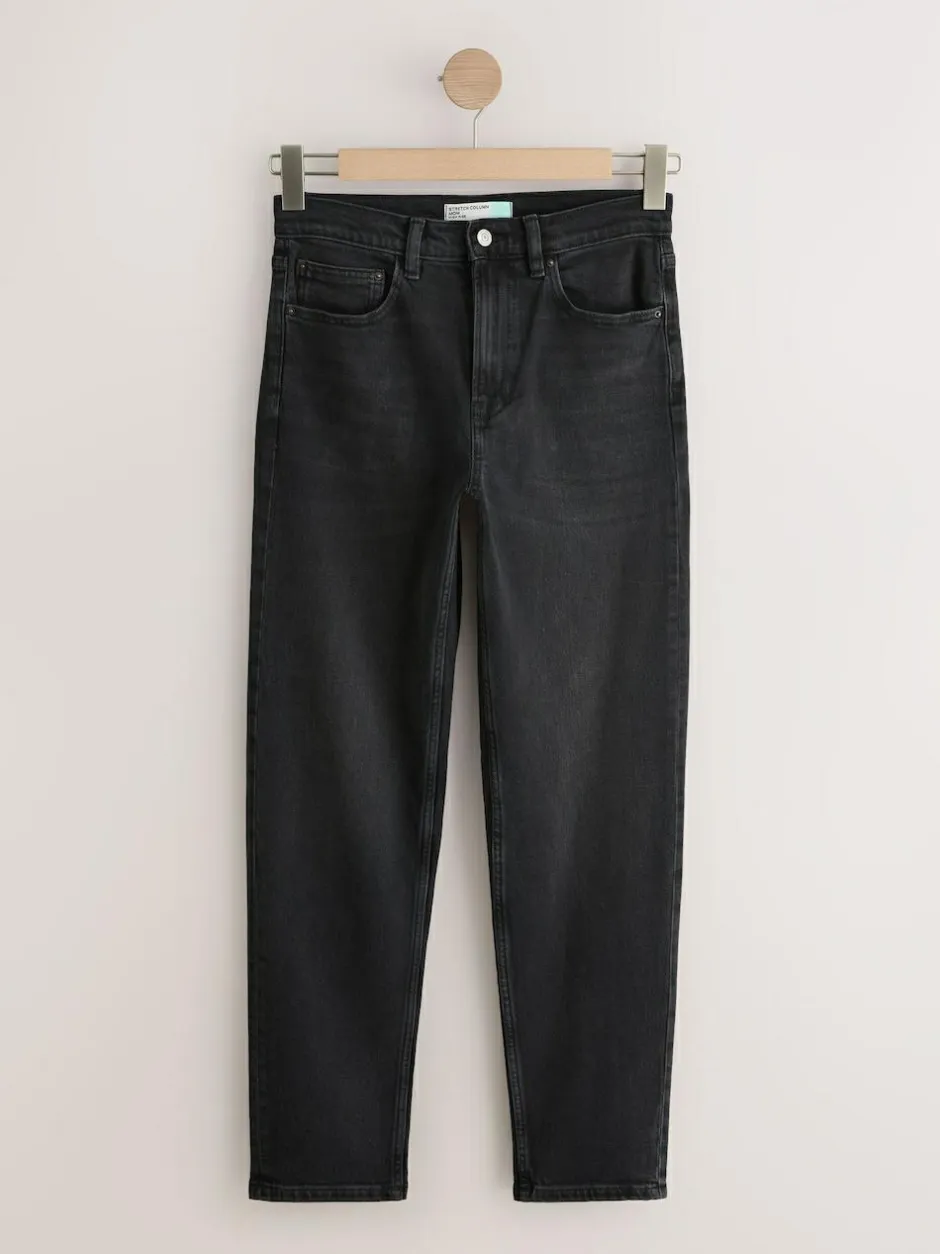 Next Mom Comfort Stretch Column Jeans Washed Black