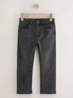 Next Washed Black Regular Fit Stretch Jeans (3-17yrs) Online