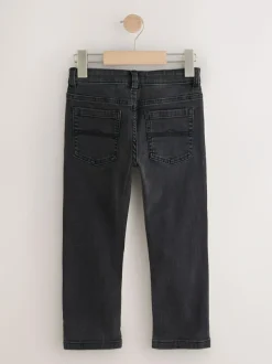 Next Washed Black Regular Fit Stretch Jeans (3-17yrs) Online