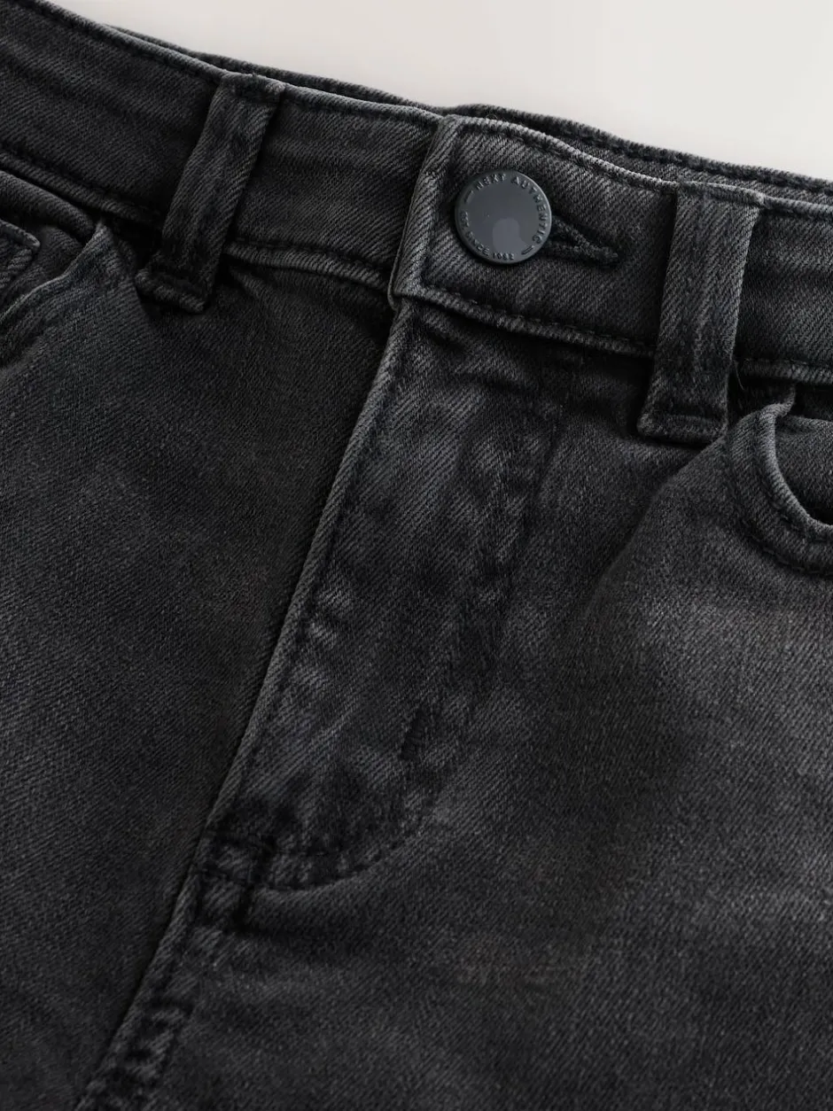Next Washed Black Regular Fit Stretch Jeans (3-17yrs) Online