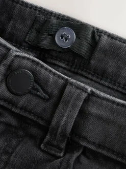 Next Washed Black Regular Fit Stretch Jeans (3-17yrs) Online