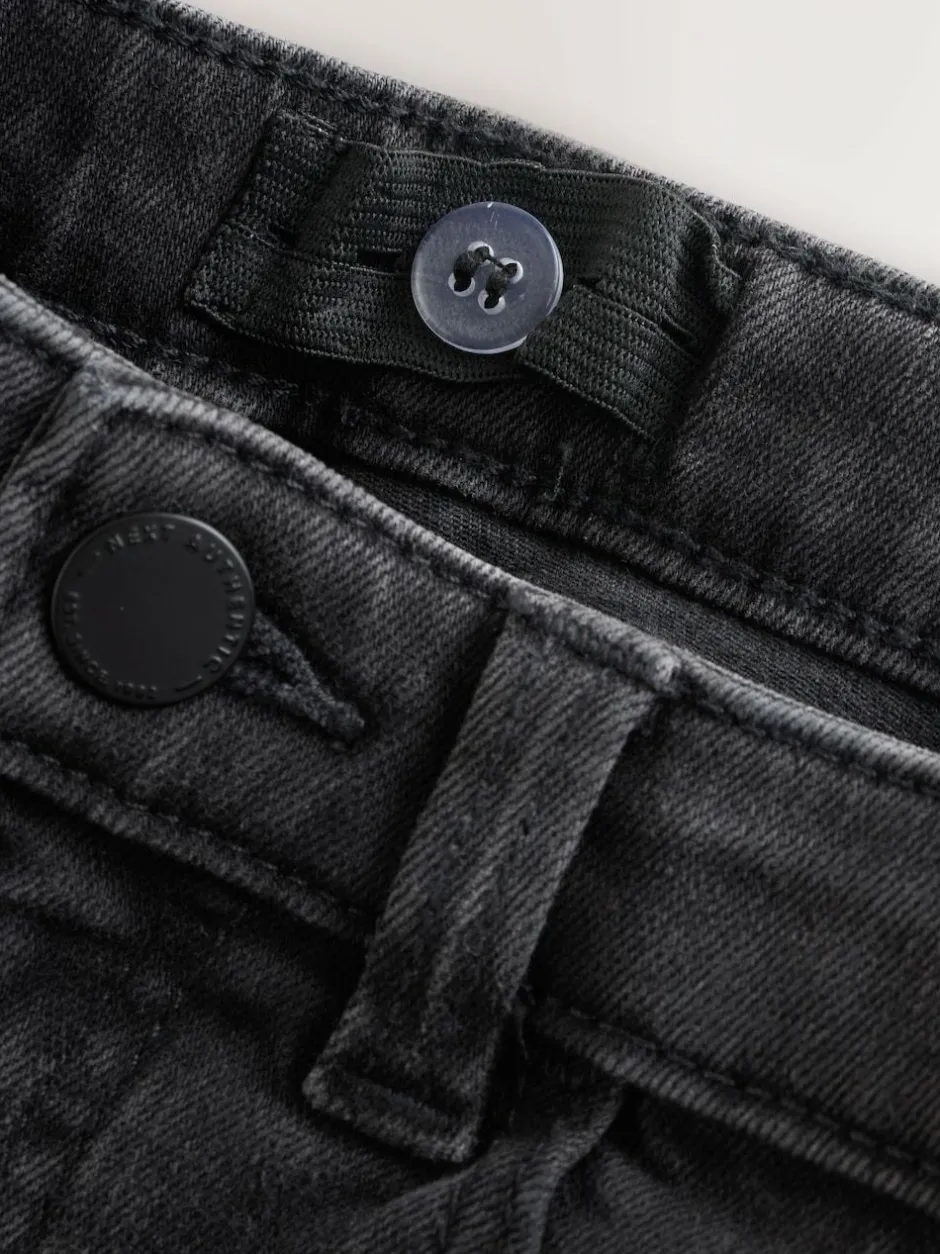 Next Washed Black Regular Fit Stretch Jeans (3-17yrs) Online
