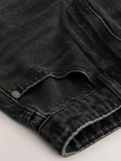 Next Washed Black Wide Fit Authentic Jeans (3-16yrs) Clearance