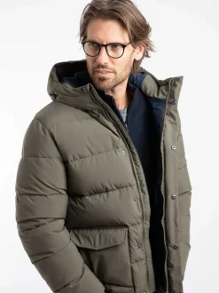 Weird Fish Calderwood Heavyweight Padded Jacket Green Online