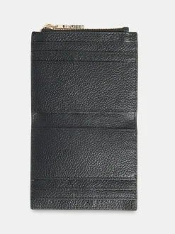 Whistles Black Danni Tab Detail Compact Purse Clearance