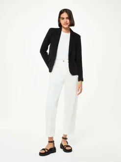Whistles Black Slim Jersey Jacket Hot
