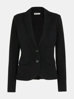 Whistles Black Slim Jersey Jacket Hot