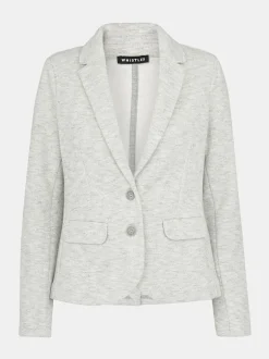 Whistles Grey Slim Jersey Jacket Outlet
