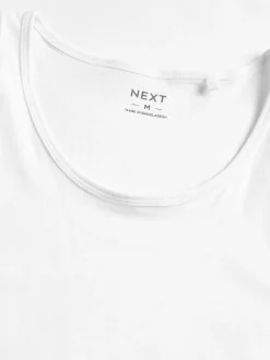 Next White 100% Cotton Layering Vests 10 Pack