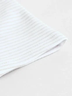 Next White 100% Cotton Two Way Zip Romper Sleepsuits 3 Pack (0mths-3yrs) Best