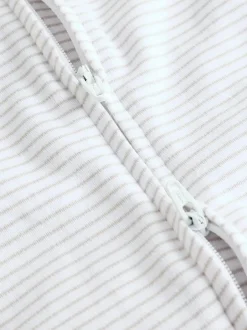 Next White 100% Cotton Two Way Zip Romper Sleepsuits 3 Pack (0mths-3yrs) Best