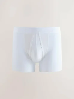 Next White 5 Pack A-Front Cotton Rich Boxers Outlet