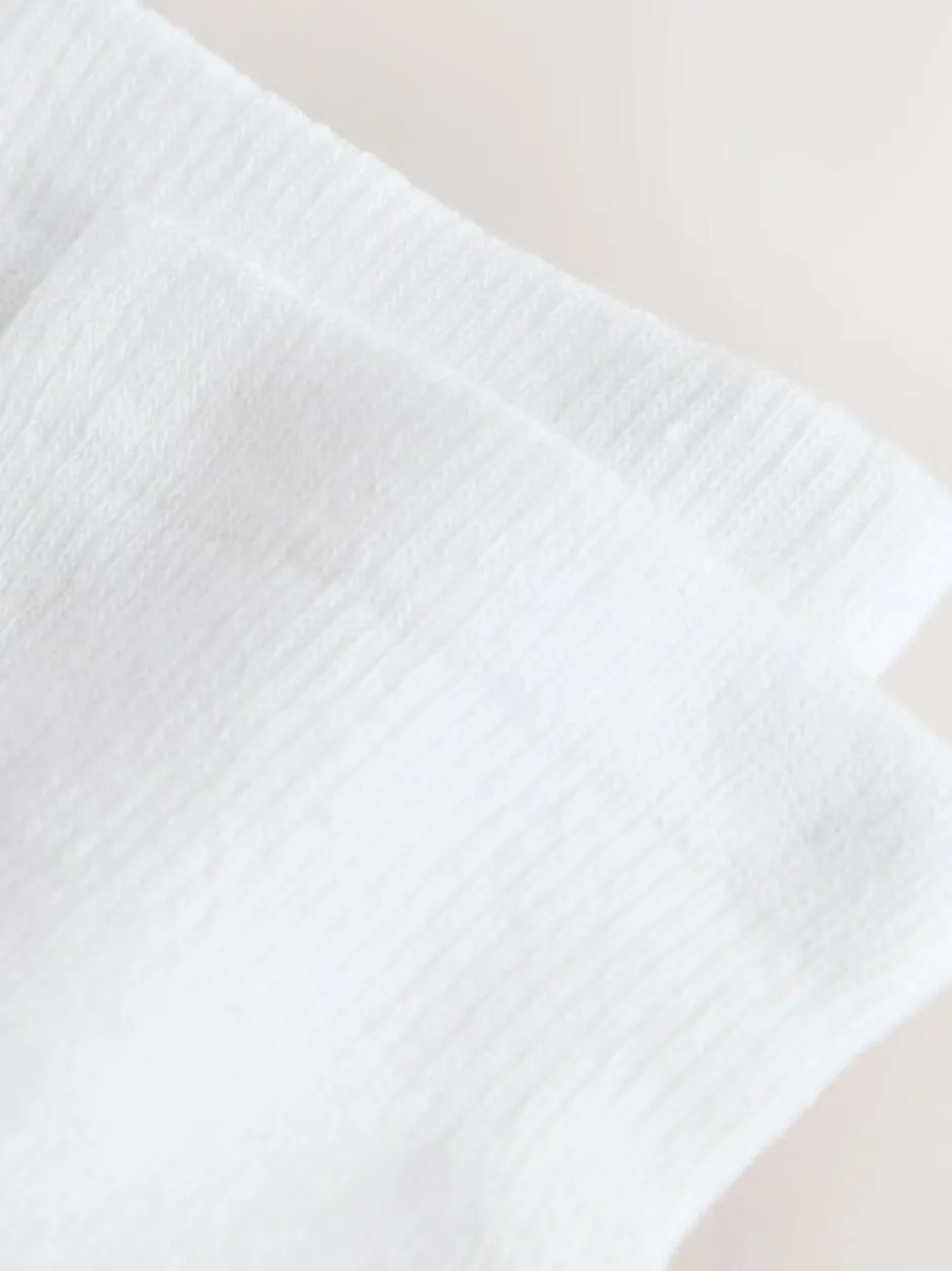 Next 10 Pack Cushioned Mid Trainer Socks White Online