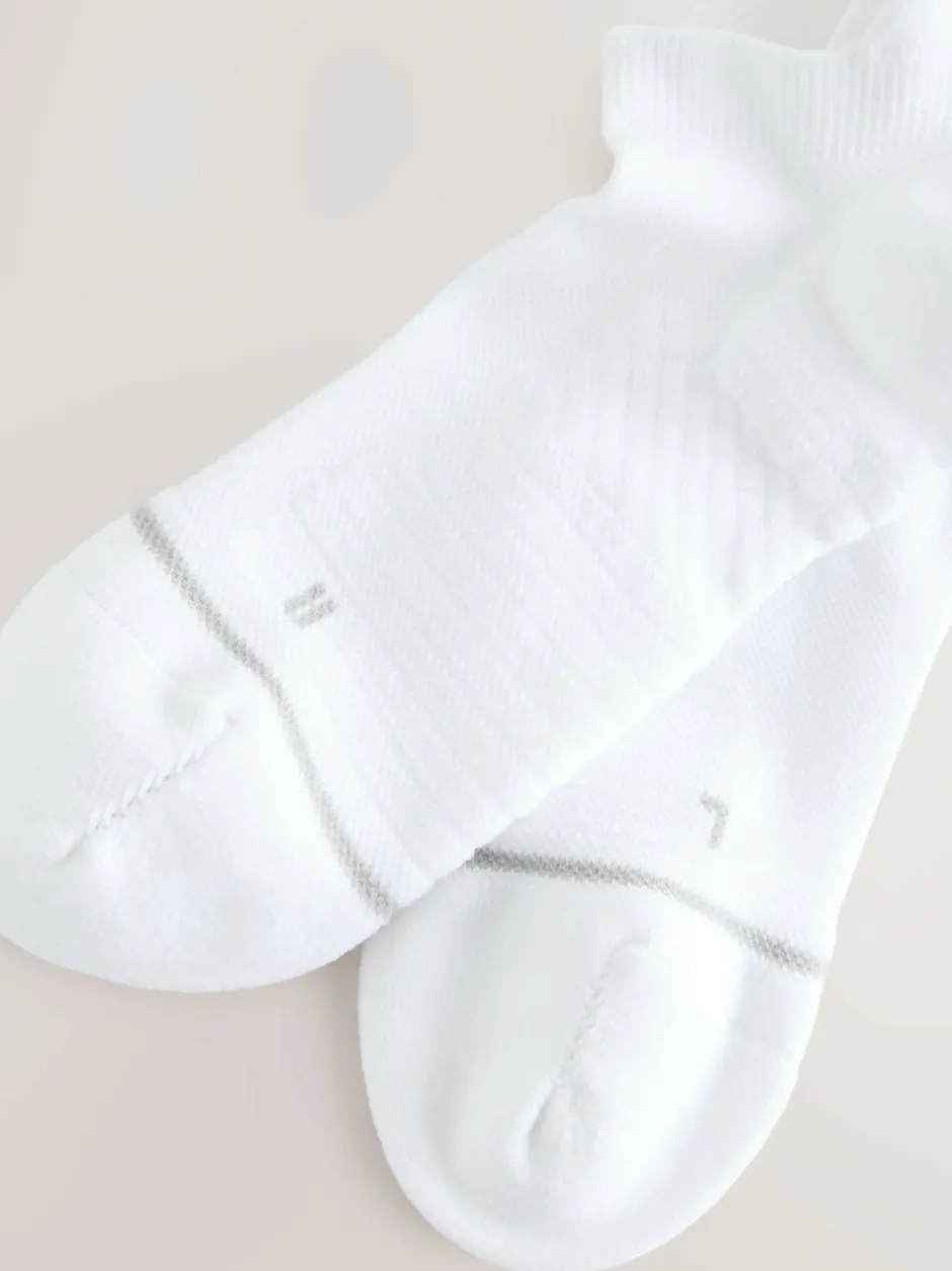 Next Active Cushioned Sports Trainer Socks 4 Pack White Sale
