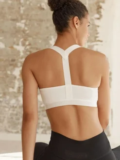 Next Active Sports Low Impact Ultimate Comfort Crop Top White Online