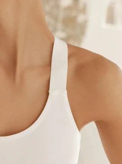 Next Active Sports Low Impact Ultimate Comfort Crop Top White Online