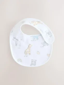 Next White Baby Bib 5 Pack New